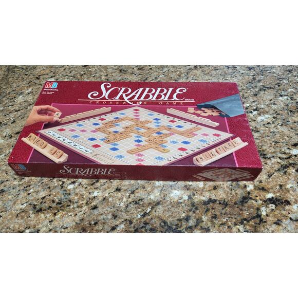 Vintage Milton Bradley Scrabble Crossword Game - 1989 - Picture 15 of 16